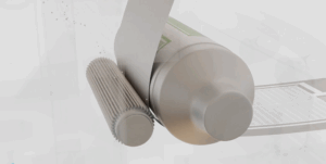 The technology is based on a roll-to-roll mechanical milling process that uses a cliche to pattern an aluminum, copper or copper-clad aluminum laminate.